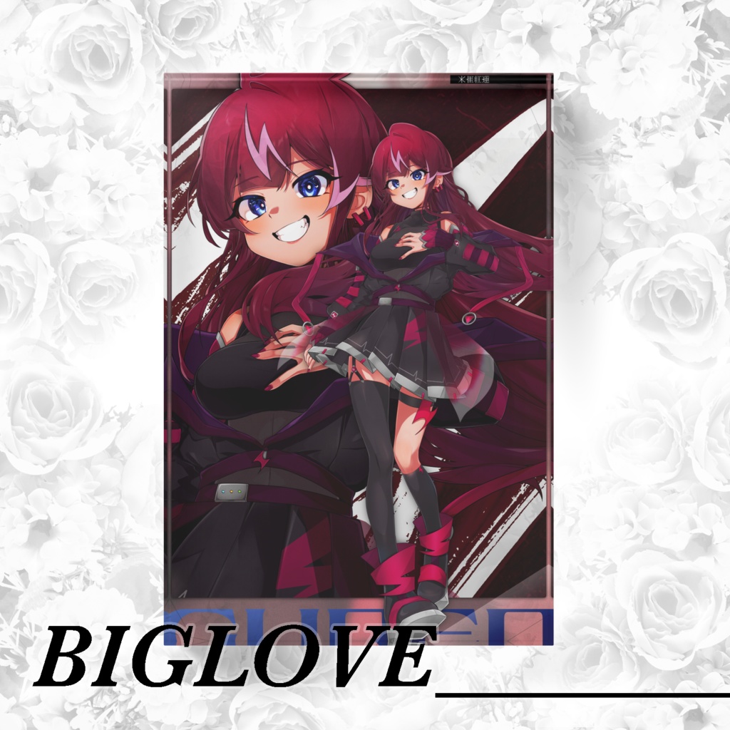 朱雀紅蓮アクリルブロック