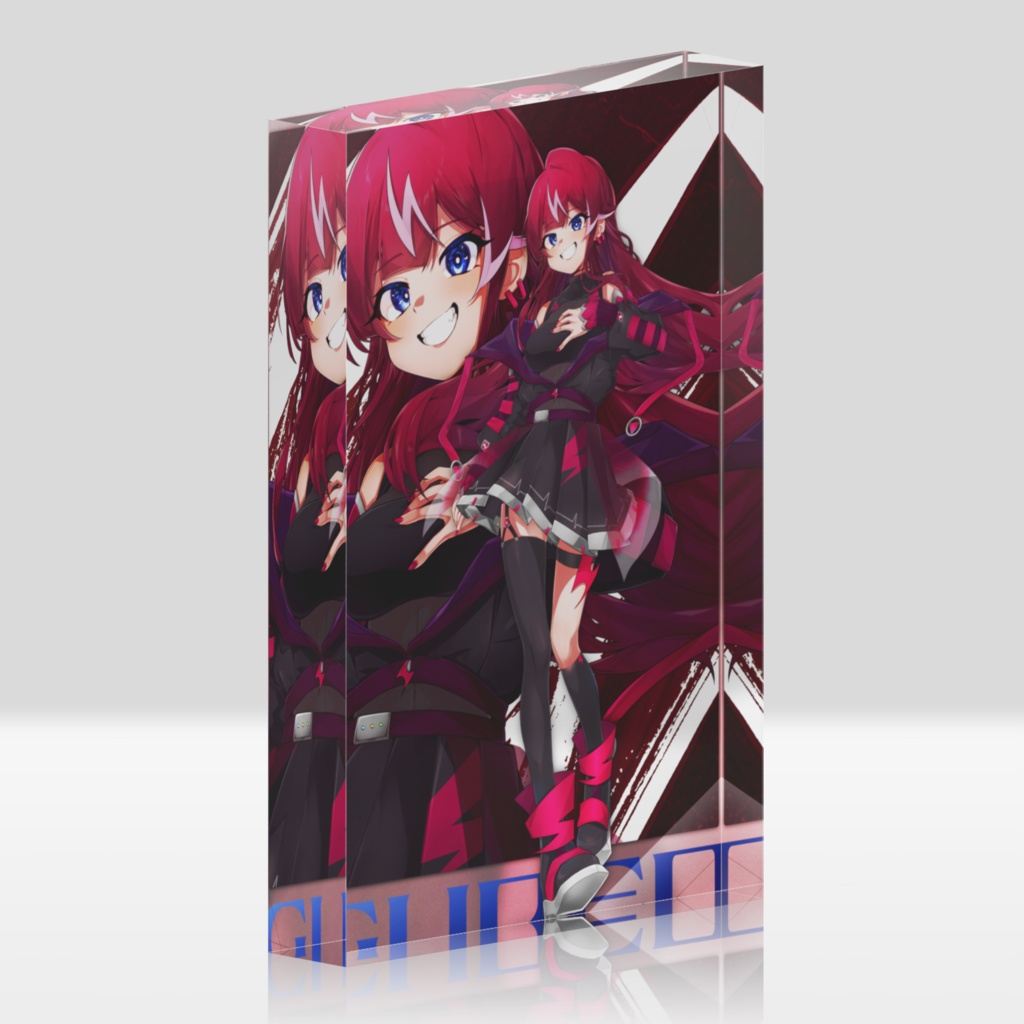 朱雀紅蓮アクリルブロック