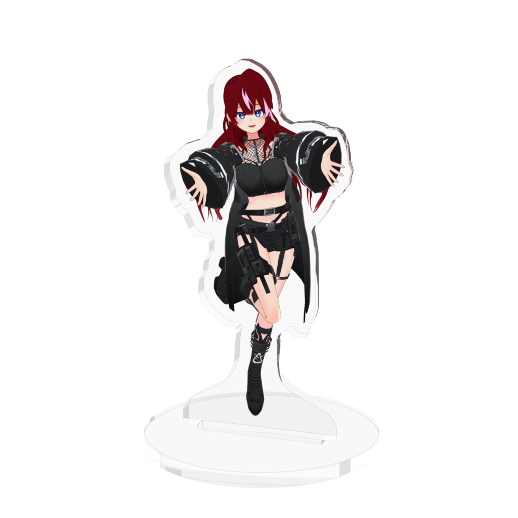 朱雀紅蓮３Dアクリルフィギュア