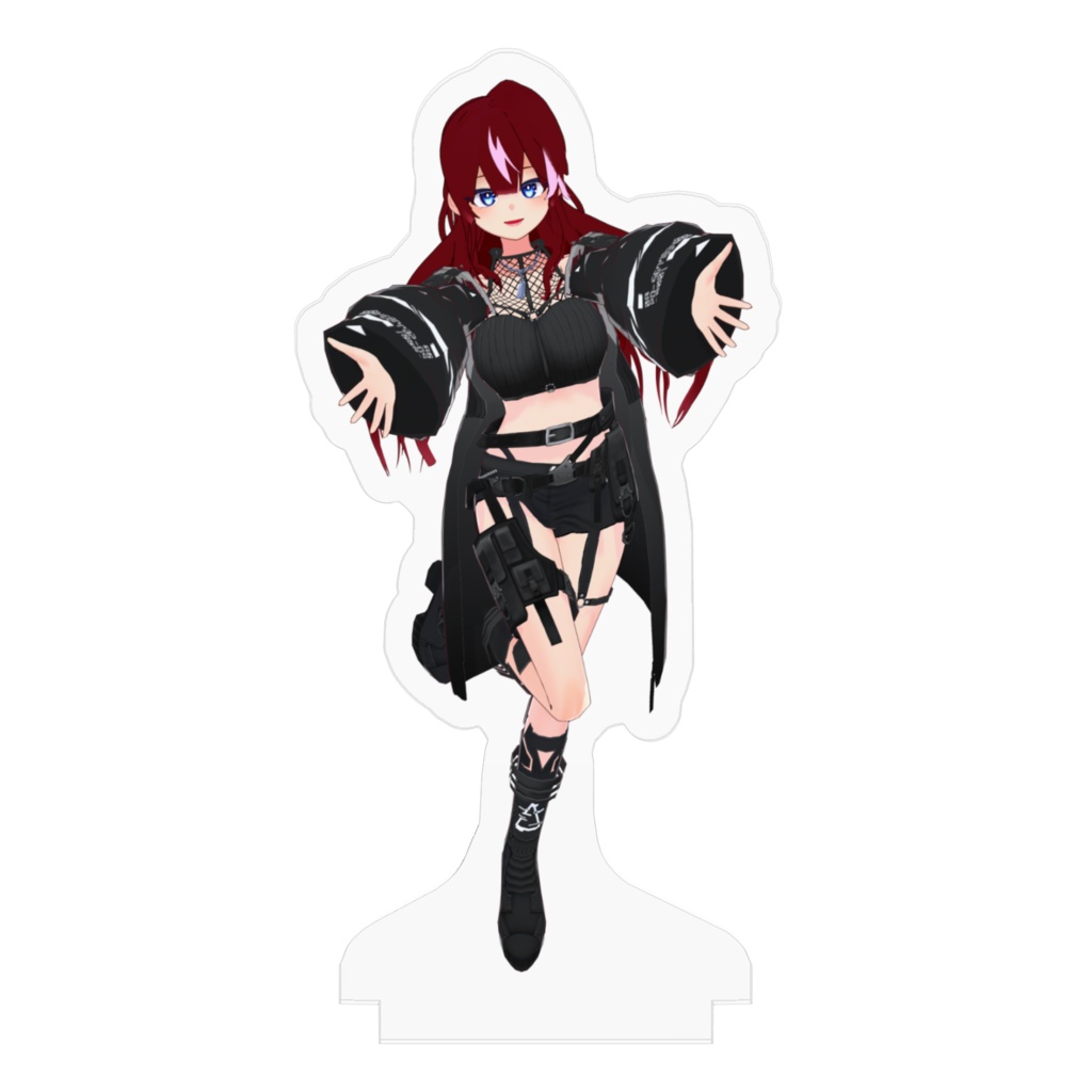 朱雀紅蓮3Dアクリルフィギュア