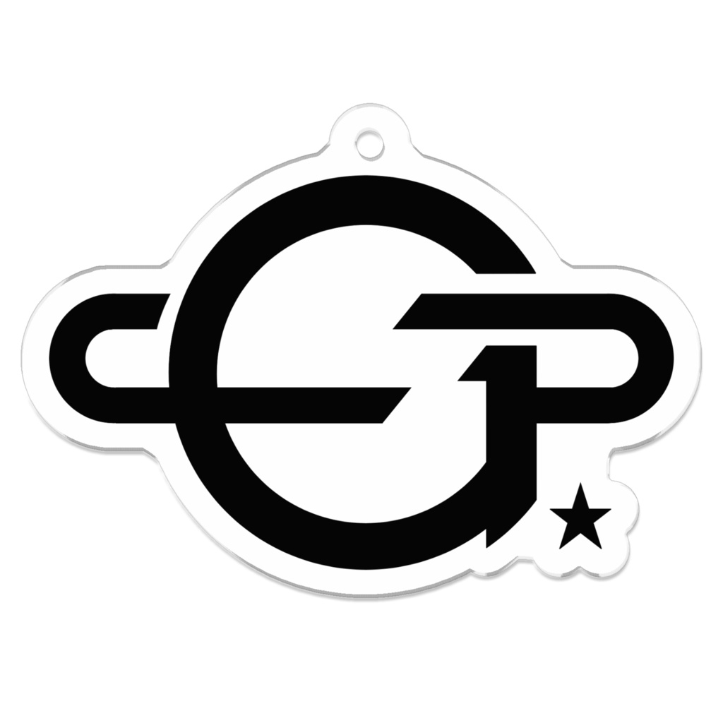 GureP.ネームロゴアクキー(コーティング素材)