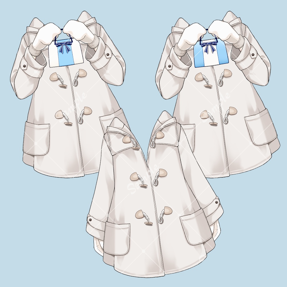 【着せ替え・パーツ分け素材】ホワイトデー衣装①