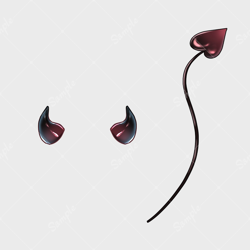 【着せ替え素材】小悪魔セット(無償版あり)【高解像度版】