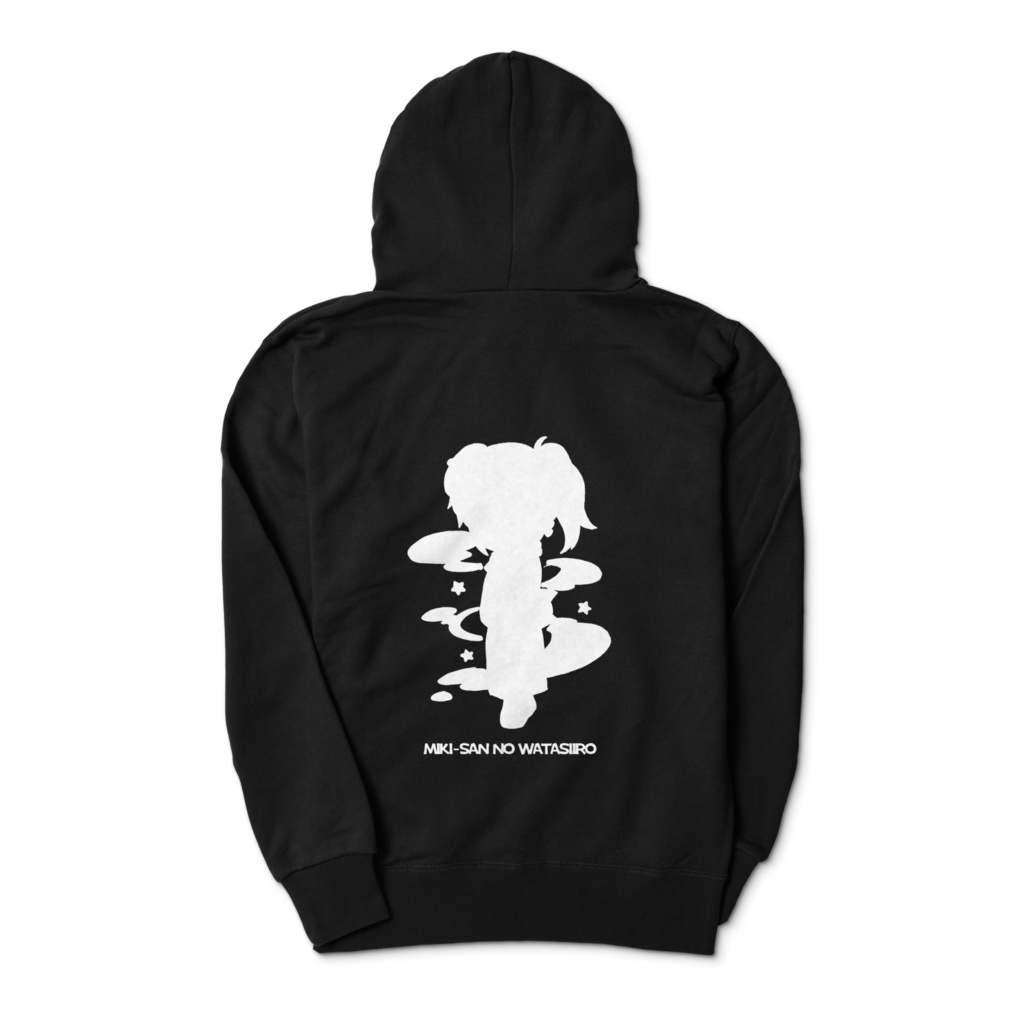 【SDみきさん】シルエットパーカー黒