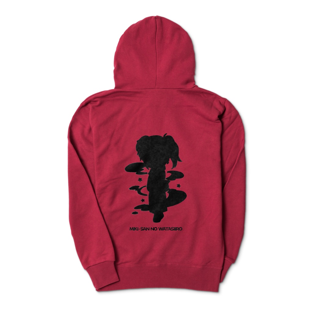 【SDみきさん】シルエットパーカー赤