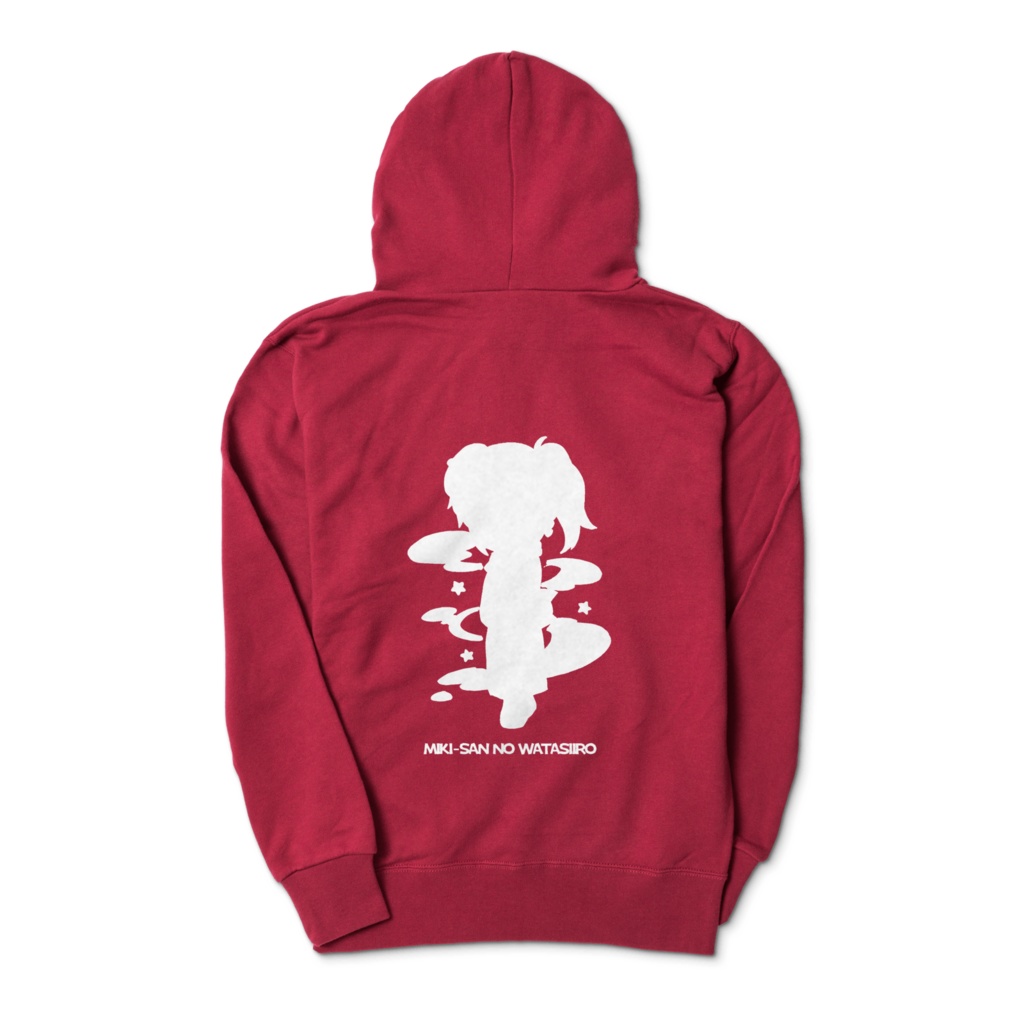 【SDみきさん】シルエットパーカー　赤
