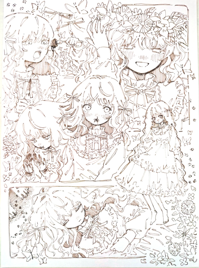 ペン画