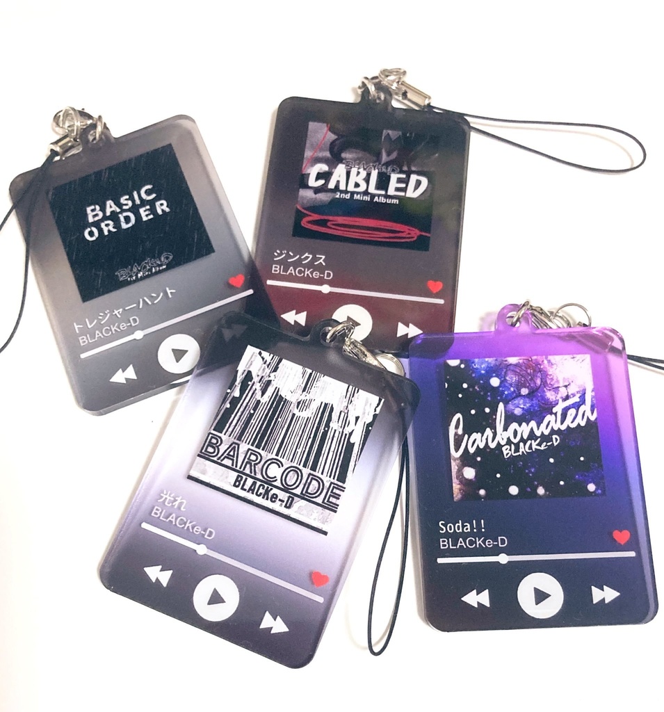 【グッズ】BLACKe-D アクリルキーホルダー