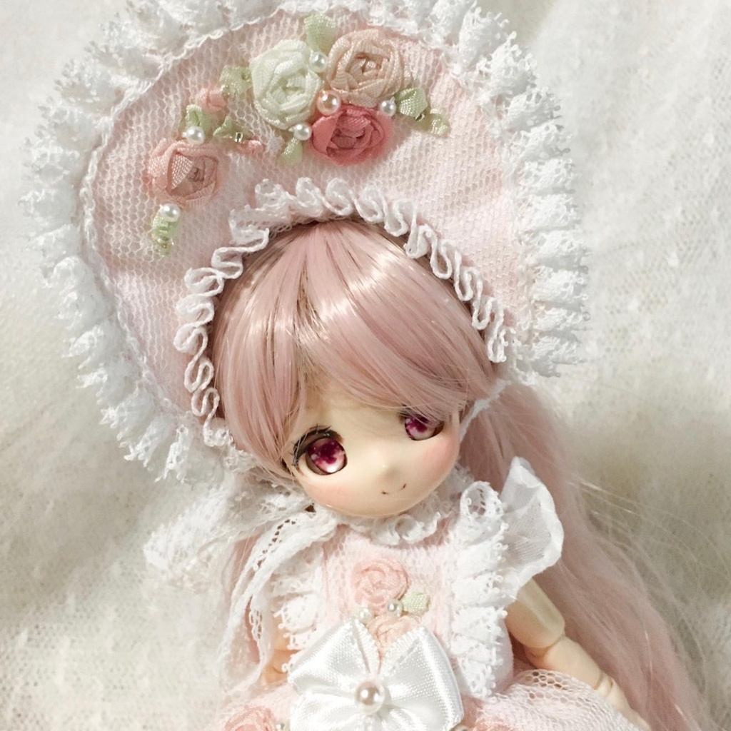 プリーツレースのドレス