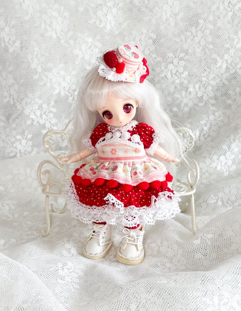 いちごドレス 赤