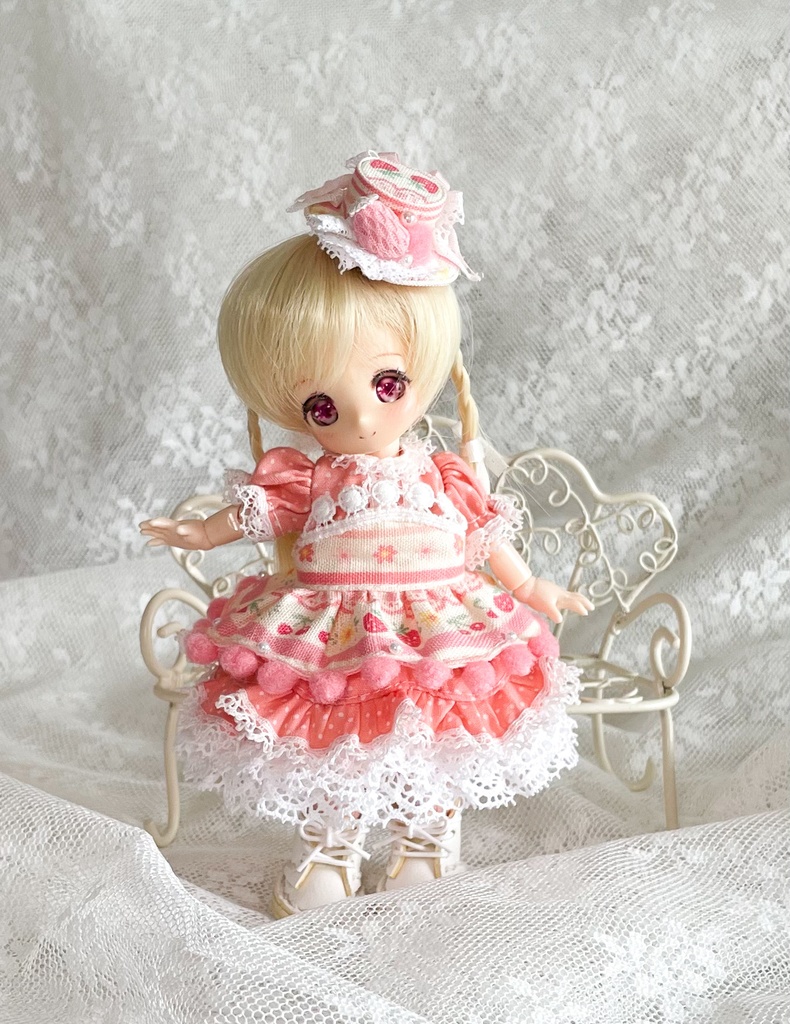 いちごドレス ピンク