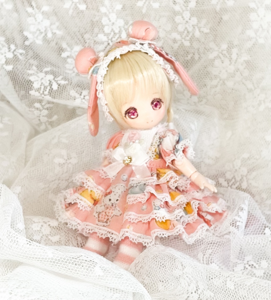 フリルドレス ピンク