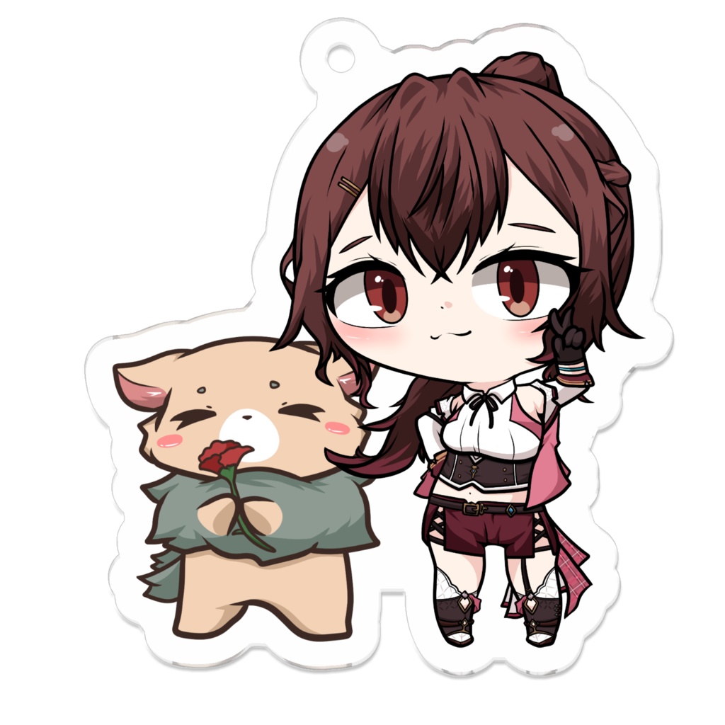 雛望ピヨ&おもち(アクキー)