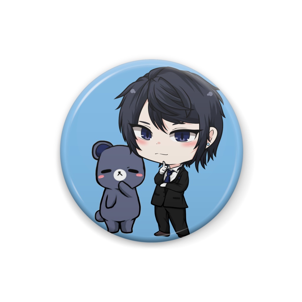 カイリオ&テディリオ(缶バッジ)