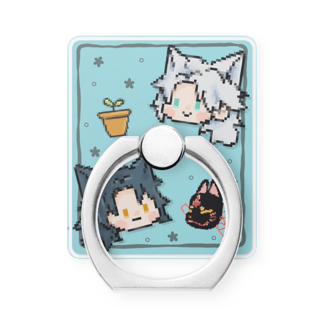 狐っこのスマホリング