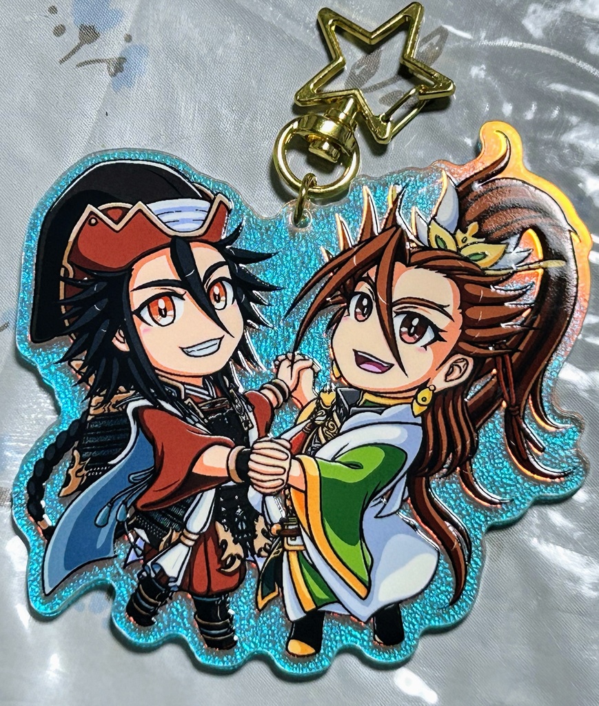 【※お取置き分】平清盛＆劉備　オーロラアクリルキーホルダー