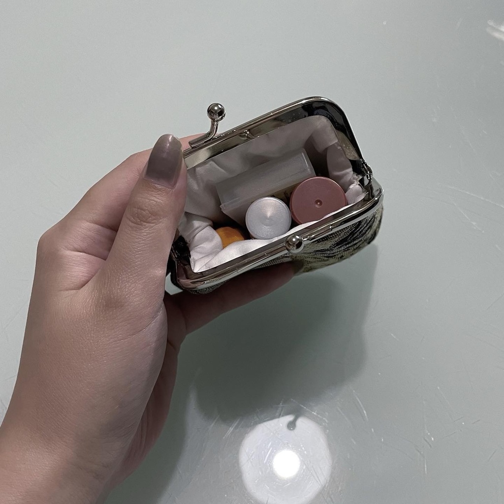 ゴブラン がま口ポーチ 猫柄(小)