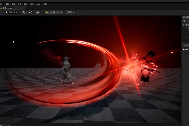 unreal5  Blade of the Dark Night Fire-based skills Four consecutive attack skills
