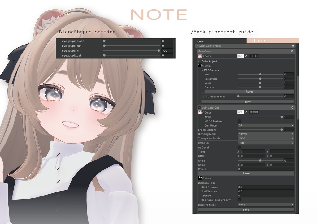 【Chiffon専用】 No.12_3 Eyes & Makeup Texture