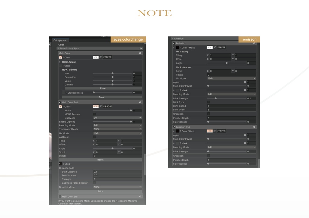 【Marycia專用】 No.14 Eyes & Makeup Texture