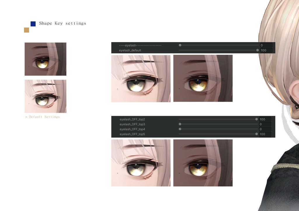 【Alué專用】 No.15 Eyes & Makeup Texture