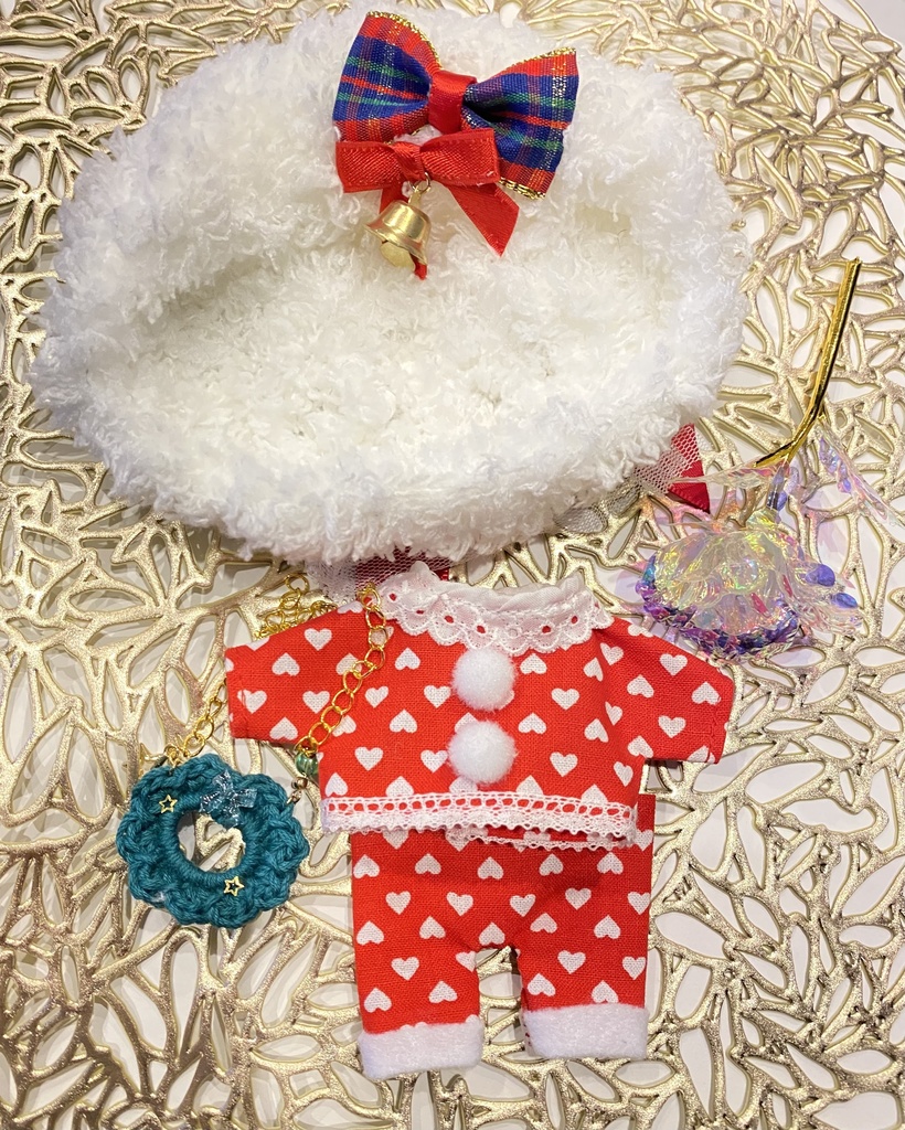 16cmぬい用 クリスマス服