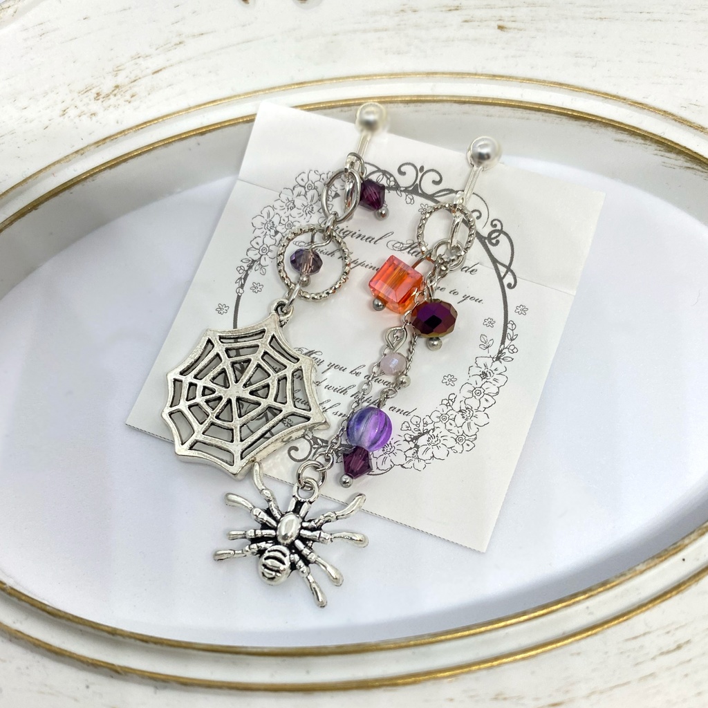 Crazy:B こはくセンター イメージ イヤリング