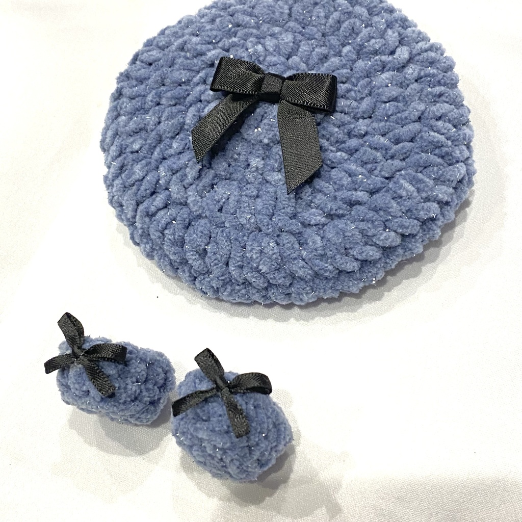 13cmぬい ベレー帽&靴SET