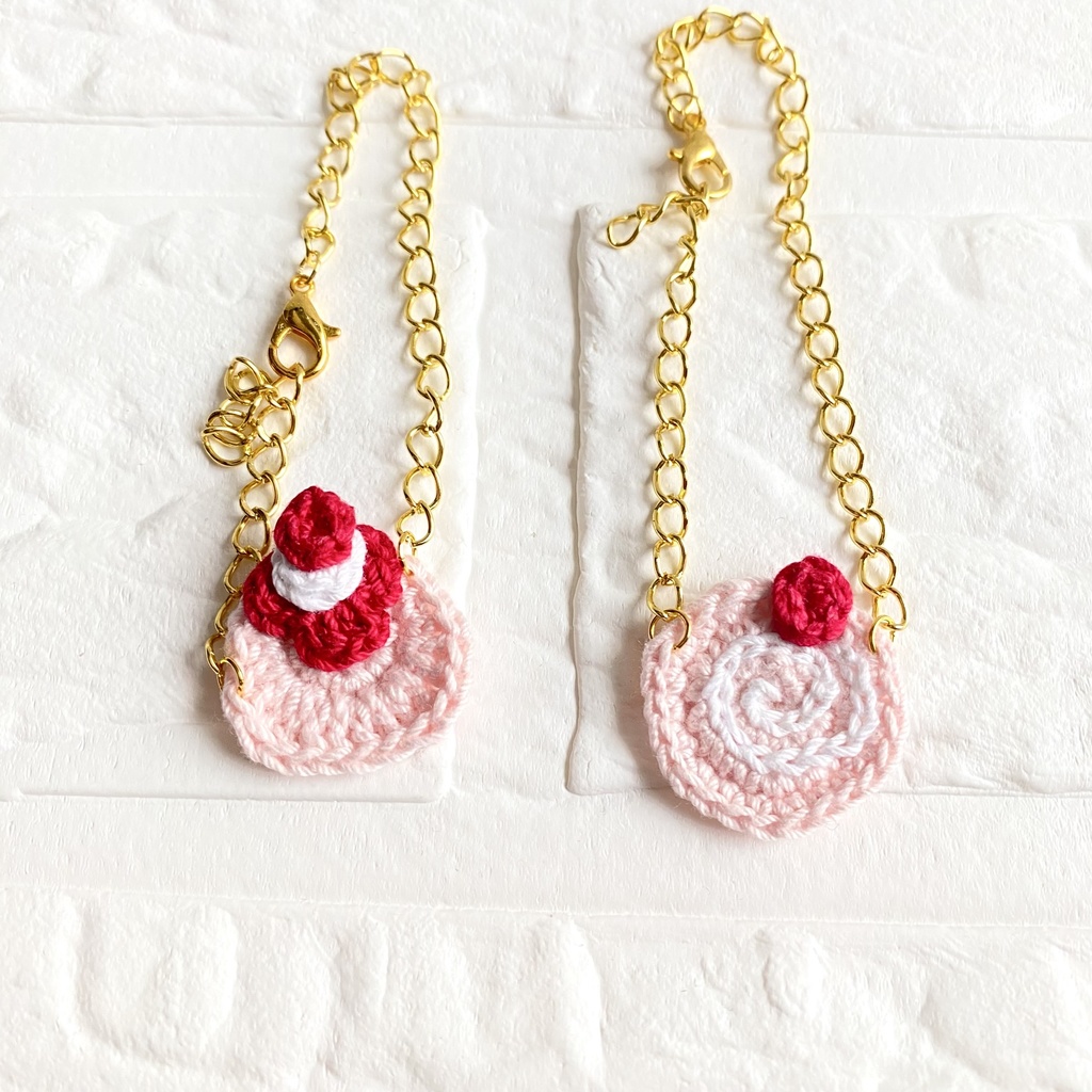 いちごプリン いちごロール ぬい用Bag