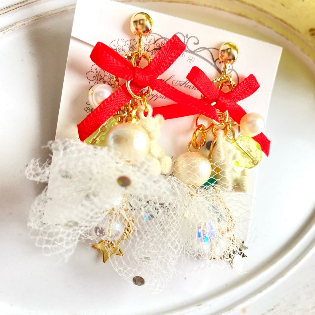 ホワイトベア 日和イメージ イヤリング アクセサリー