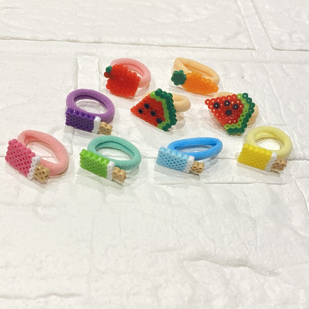 ぬい手持ち小物 (アイス スイカ りんご にんじん)