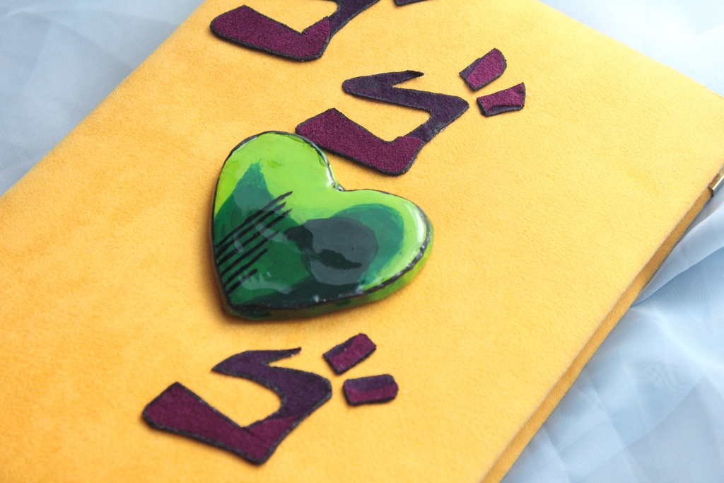 【ジョジョの奇妙な冒険】DIOモチーフ スケッチブック📓💛(ハンドメイド・一点物