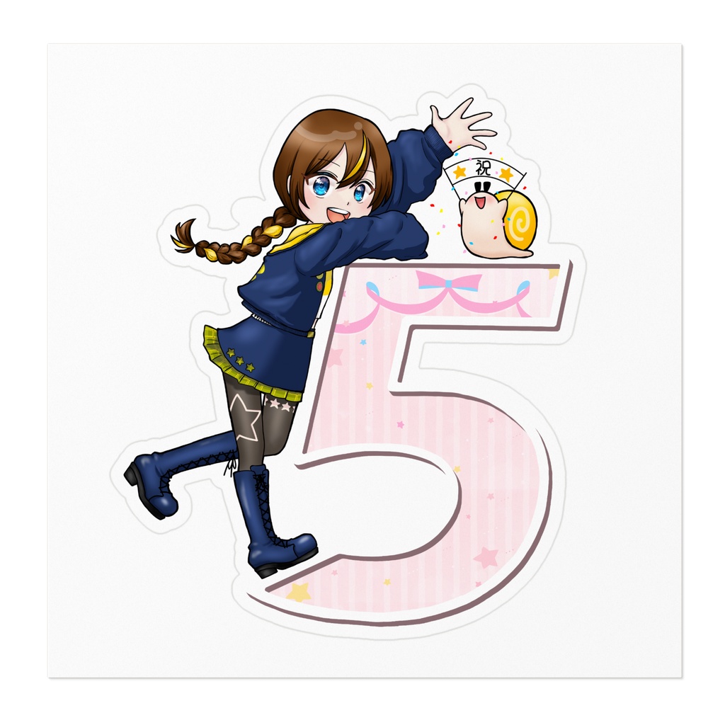 5周年記念BIGステッカー