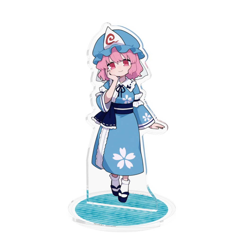 東方project 西行寺幽々子 アクリルフィギュア