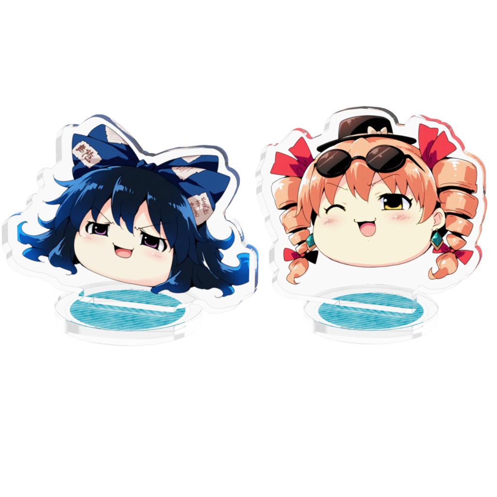 東方project 饅頭紫苑 饅頭女苑 アクリルフィギュア