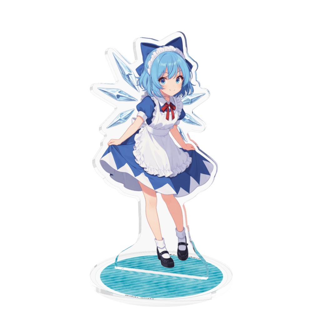 東方project メイド服チルノ アクリルフィギュア