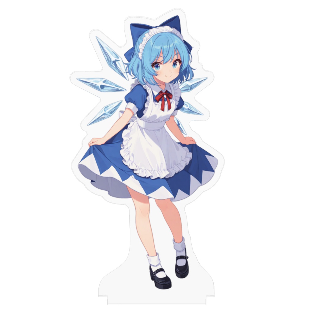 東方project メイド服チルノ アクリルフィギュア