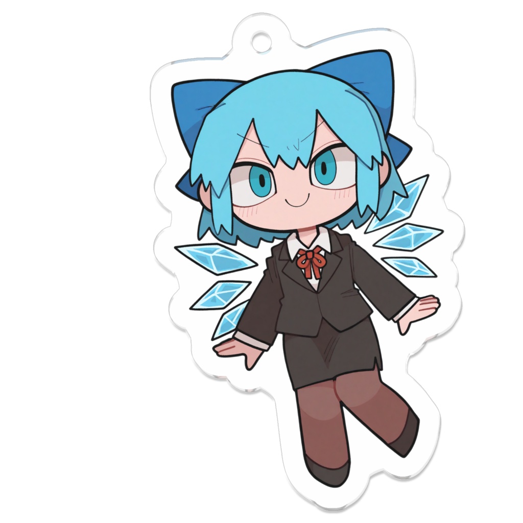 東方project チルノ OL アクリルキーホルダー