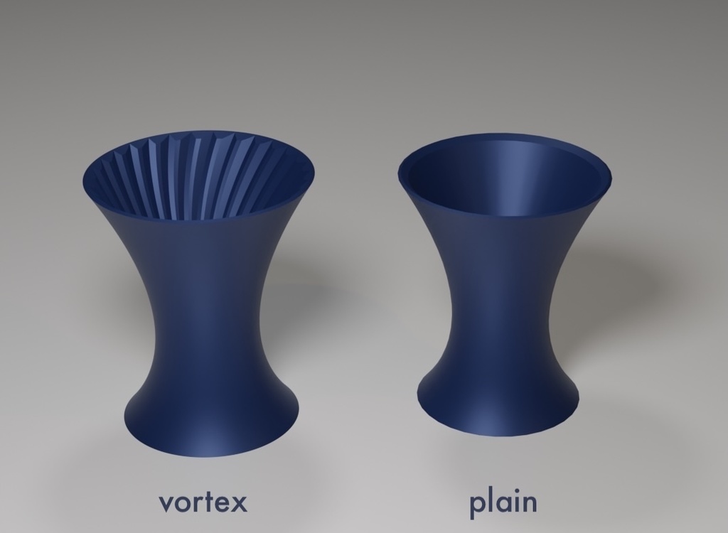 【3Dプリント用STL】吸入式万年筆で最後までインクが使える壺