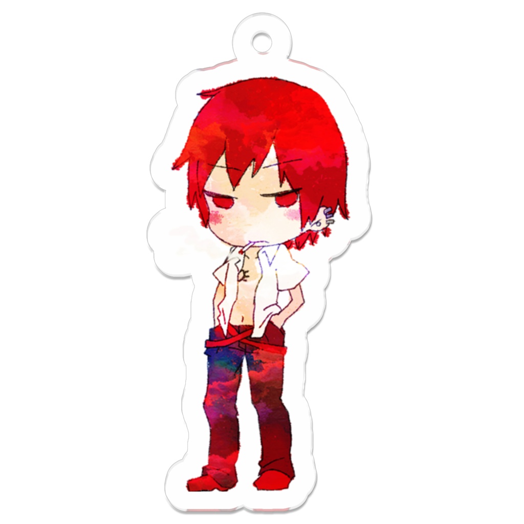 アクリルキーホルダー　辛子音アキト