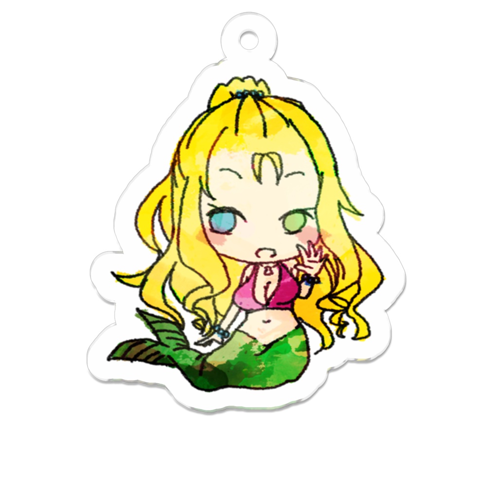 アクリルキーホルダー　貝音マシロ