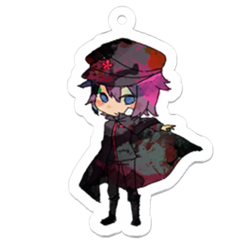 アクリルキーホルダー 造花(UTAU)