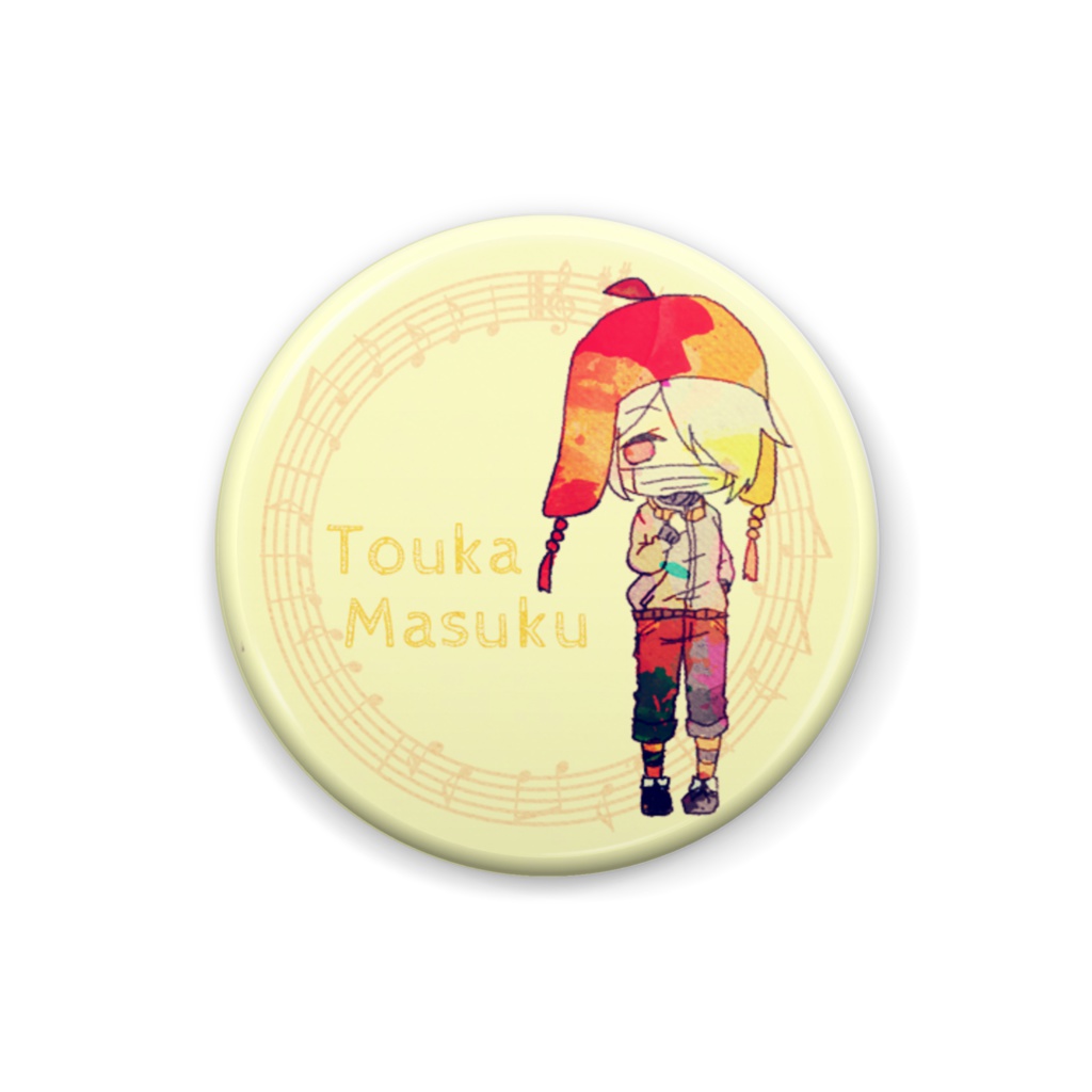 缶バッジ　枡久とうか