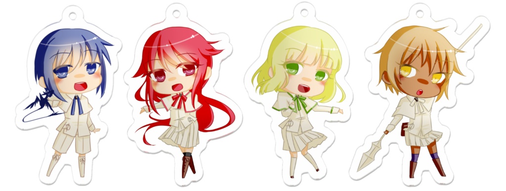 黄昏色の詠使い　アクリルキーホルダー