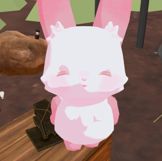 うさぎのシィ(cluster想定VRMモデル)