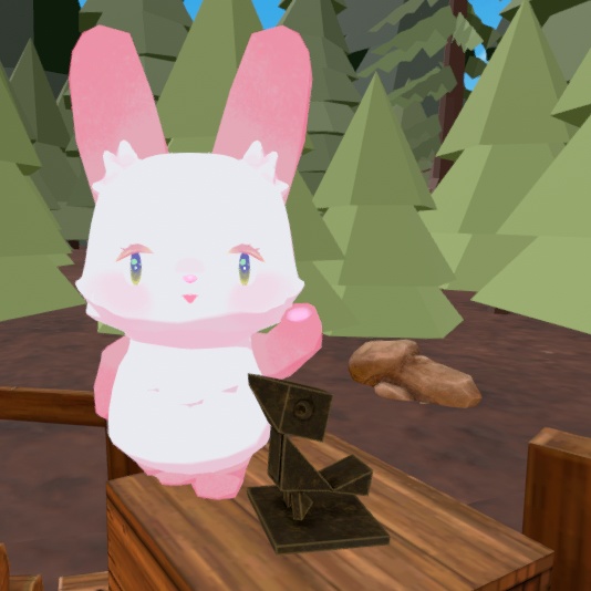 うさぎのシィ(cluster想定VRMモデル)