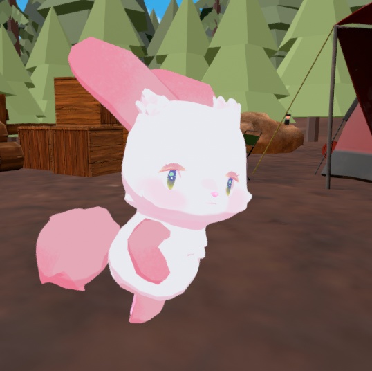 うさぎのシィ(cluster想定VRMモデル)