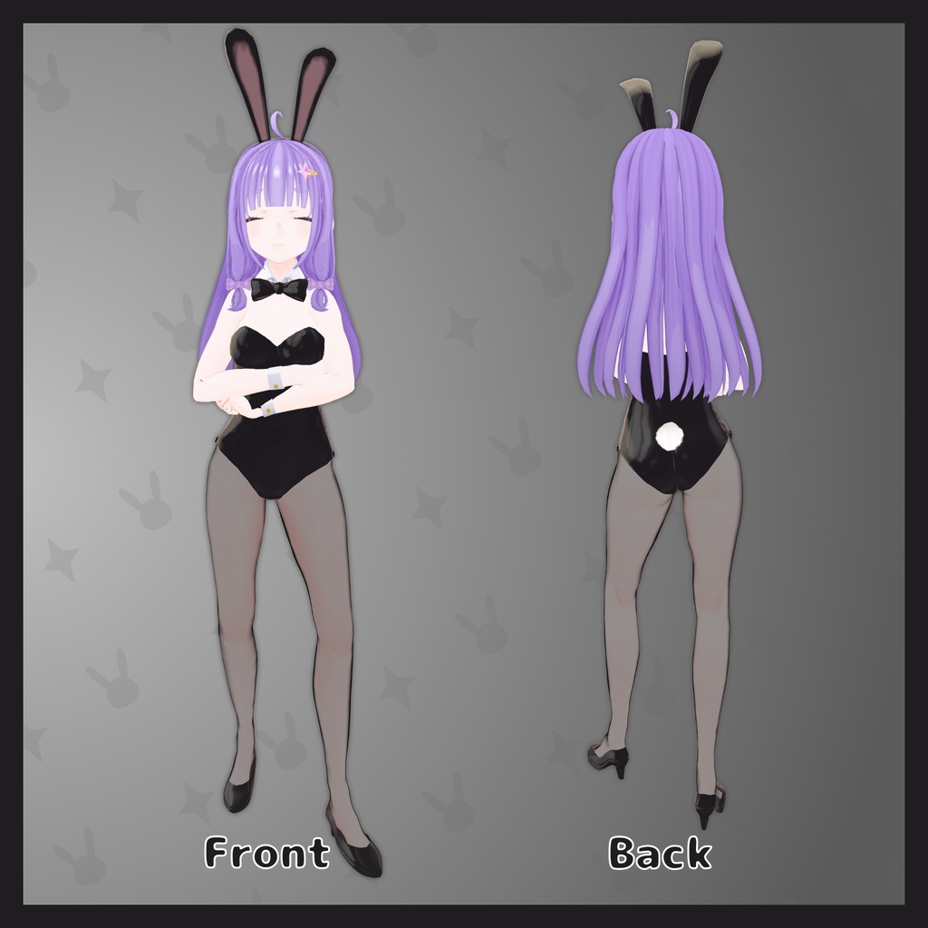 【無料 Free】アミのシンプルバニースーツ -Simple Bunny Suit for Ami-