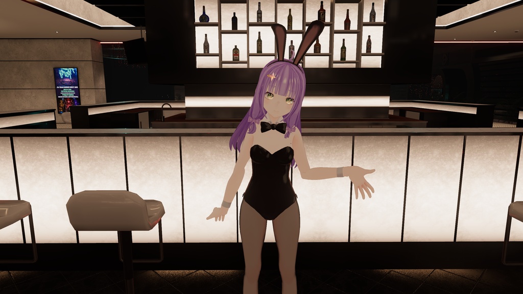 【無料 Free】アミのシンプルバニースーツ -Simple Bunny Suit for Ami-