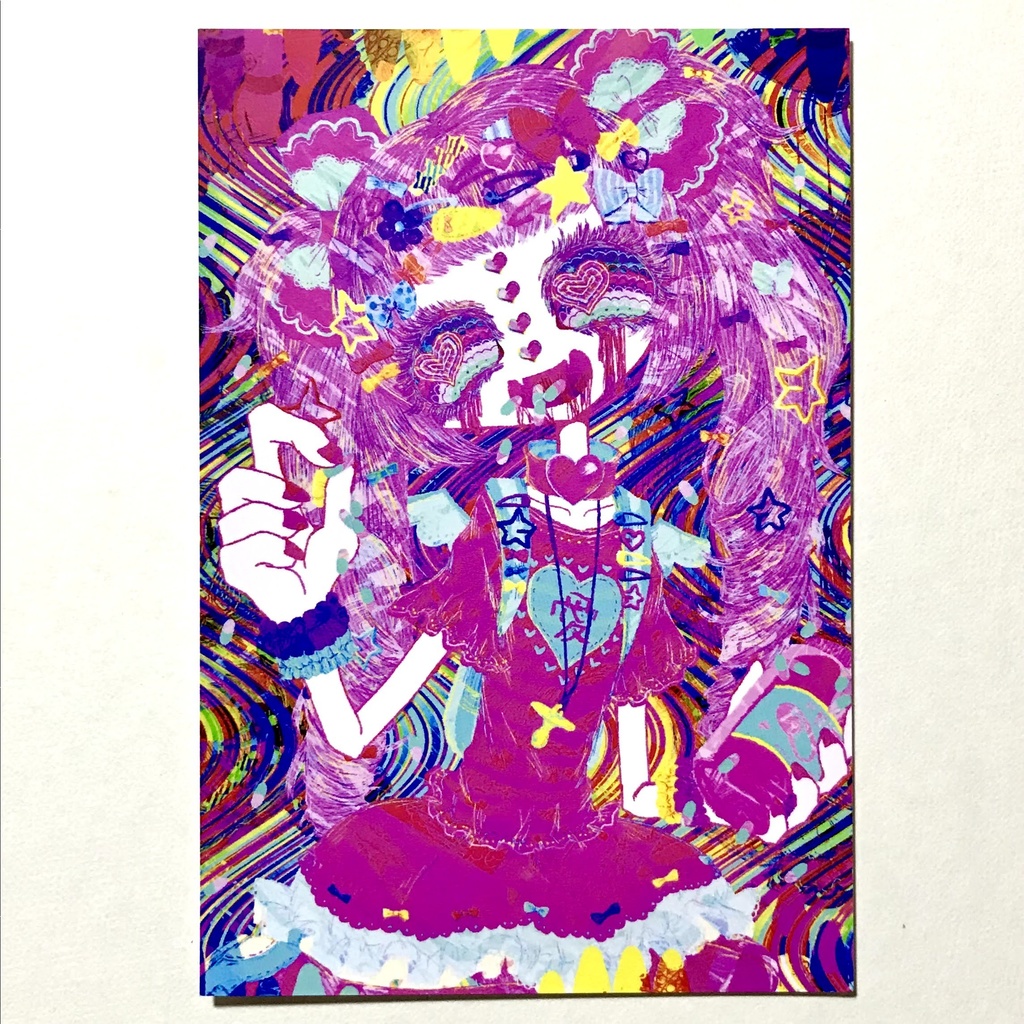 ぽいずんがーるポストカード　4種